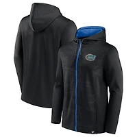 Sweat à capuche entièrement zippé Fanatics pour hommes, Florida Gators Ball Carrier, noir
