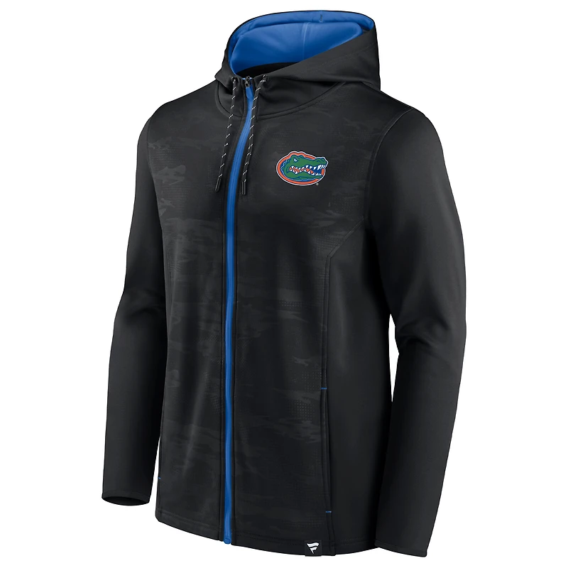 Sweat à capuche entièrement zippé Fanatics pour hommes, Florida Gators Ball Carrier, noir