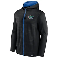 Sweat à capuche entièrement zippé Fanatics pour hommes, Florida Gators Ball Carrier, noir