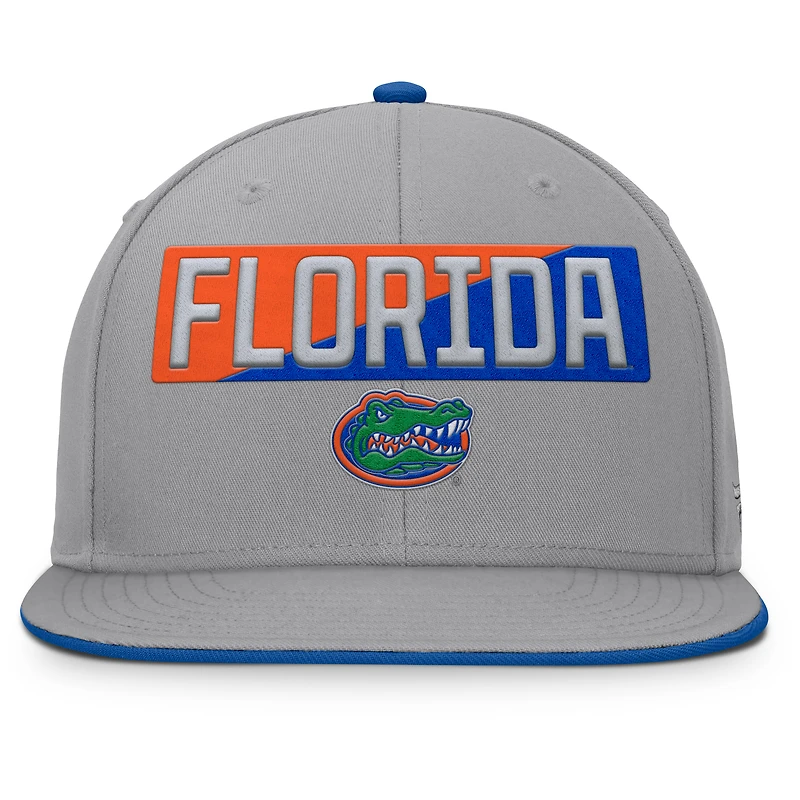Casquette snapback grise Fanatics pour homme, Florida Gators Duo