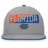 Casquette snapback grise Fanatics pour homme, Florida Gators Duo