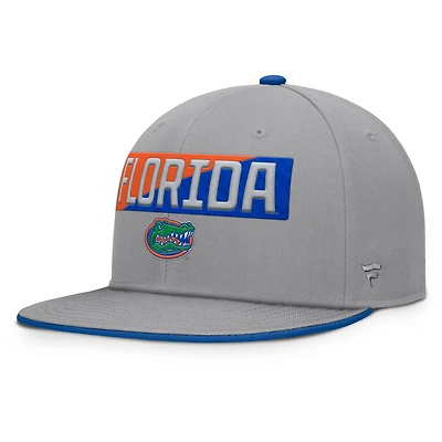 Casquette snapback grise Fanatics pour homme, Florida Gators Duo
