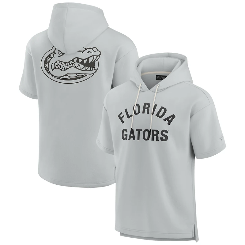 Men's Fanatics Gray Florida Gators Elements Short Sleeve Hoodie