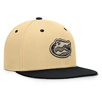Men's Fanatics Khaki/Black Florida Gators Balance Fitted Hat