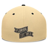 Men's Fanatics Khaki/Black Florida Gators Balance Fitted Hat