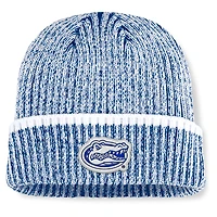 Bonnet en tricot à revers Fanatics Royal/White Florida Gators Haze pour homme
