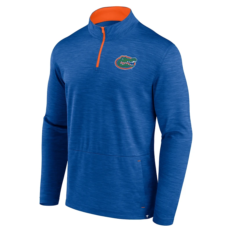 Men's Fanatics Royal Florida Gators Classic Homefield Quarter-Zip Top