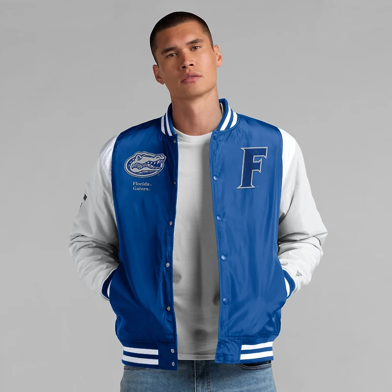 Veste à boutons-pression intégrale Elements Elite de Fanatics Royal Florida Gators pour homme