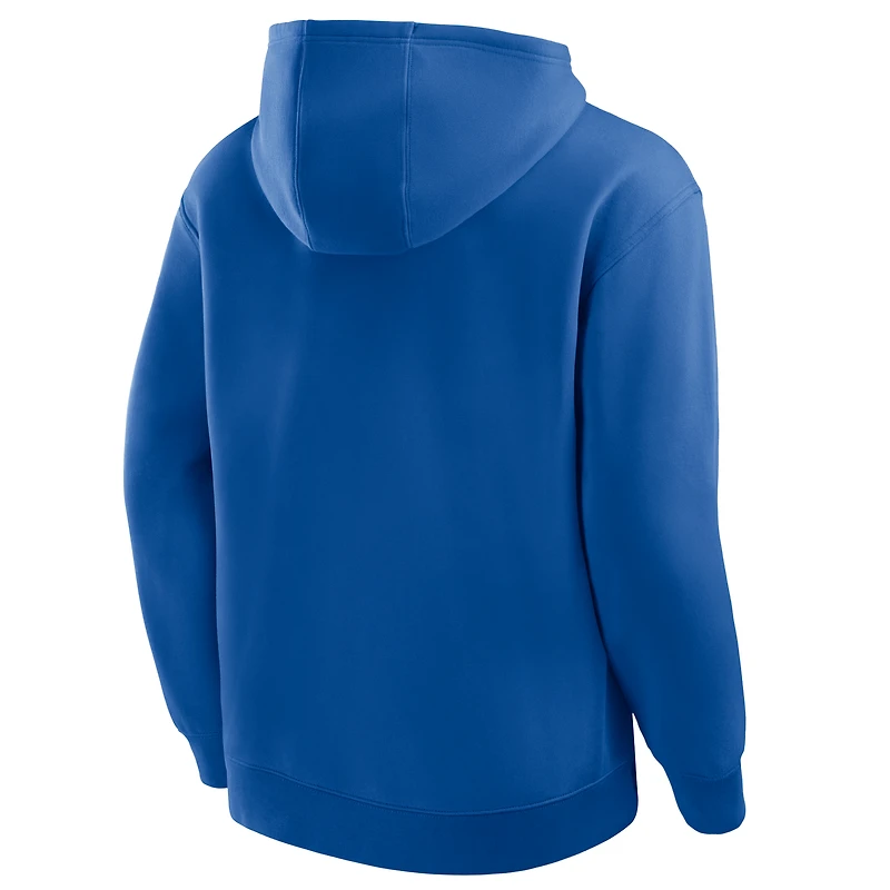 Men's Fanatics Royal Florida Gators Hometown Premium Rise And Conquer Half-Zip Hoodie