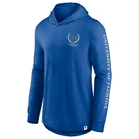 Men's Fanatics Royal Florida Gators Photo Finish Hoodie Long Sleeve T-Shirt