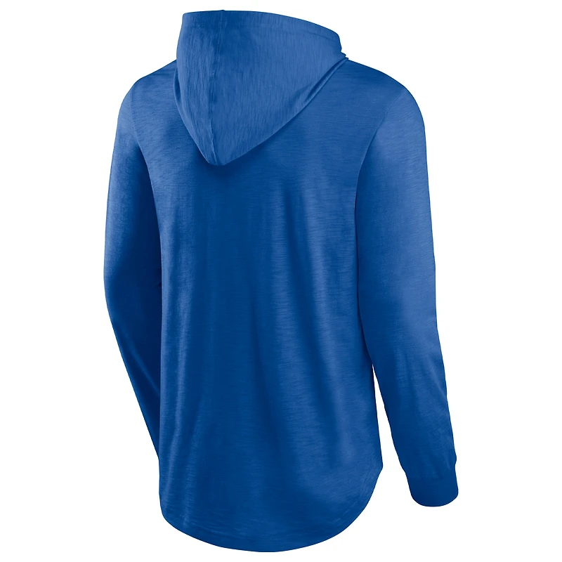 Men's Fanatics Royal Florida Gators Photo Finish Hoodie Long Sleeve T-Shirt