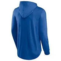 Men's Fanatics Royal Florida Gators Photo Finish Hoodie Long Sleeve T-Shirt