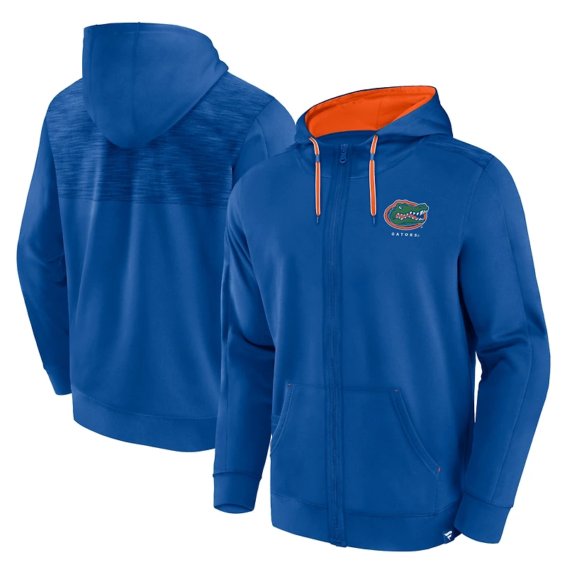 Sweat à capuche entièrement zippé Fanatics Royal Florida Gators Power Index pour hommes
