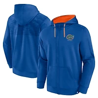 Sweat à capuche entièrement zippé Fanatics Royal Florida Gators Power Index pour hommes