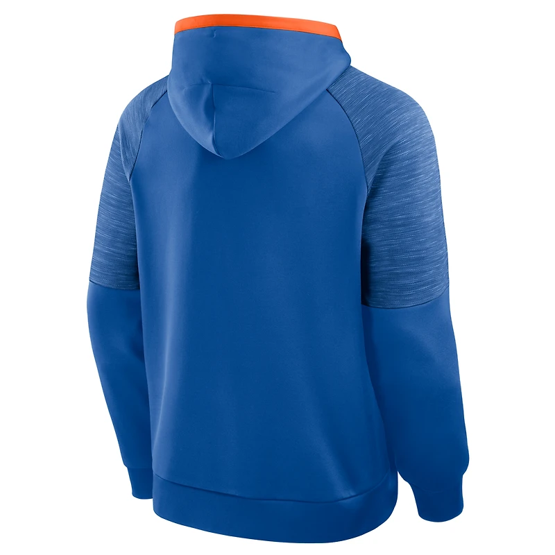 Men's Fanatics Royal Florida Gators Quad Defender Pullover Hoodie