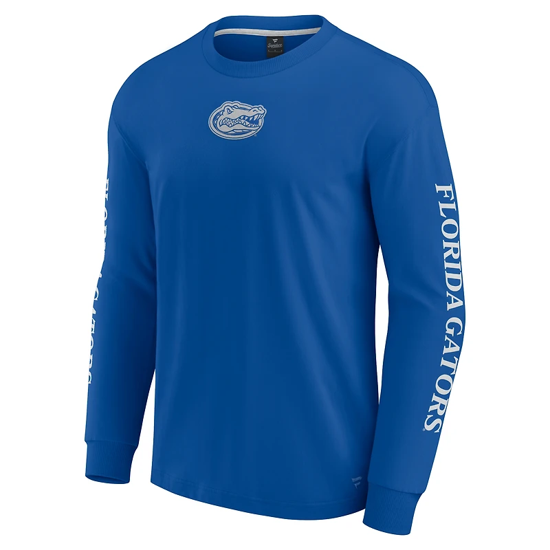 T-shirt à manches longues pour hommes Fanatics Royal Florida Gators Strive