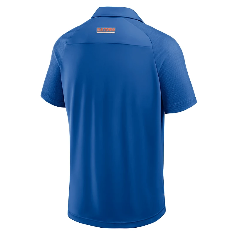 Men's Fanatics Royal Florida Gators Take The Lead Defender Raglan Polo