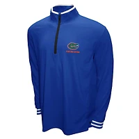 Men's Franchise Club Royal Florida Gators 3-in-1 Double-Down T-Shirt & Quarter-Zip Pullover Set