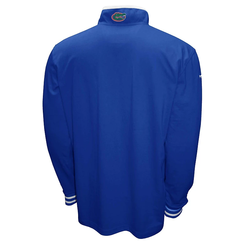 Men's Franchise Club Royal Florida Gators 3-in-1 Double-Down T-Shirt & Quarter-Zip Pullover Set