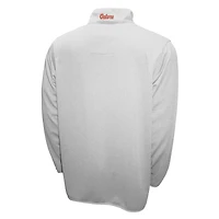 Pull-over blanc à fermeture éclair quart de tour Florida Gators Breeze pour homme du Franchise Club