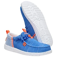 Chaussures Hey Dude Royal Florida Gators Wally Stretch Sox pour hommes