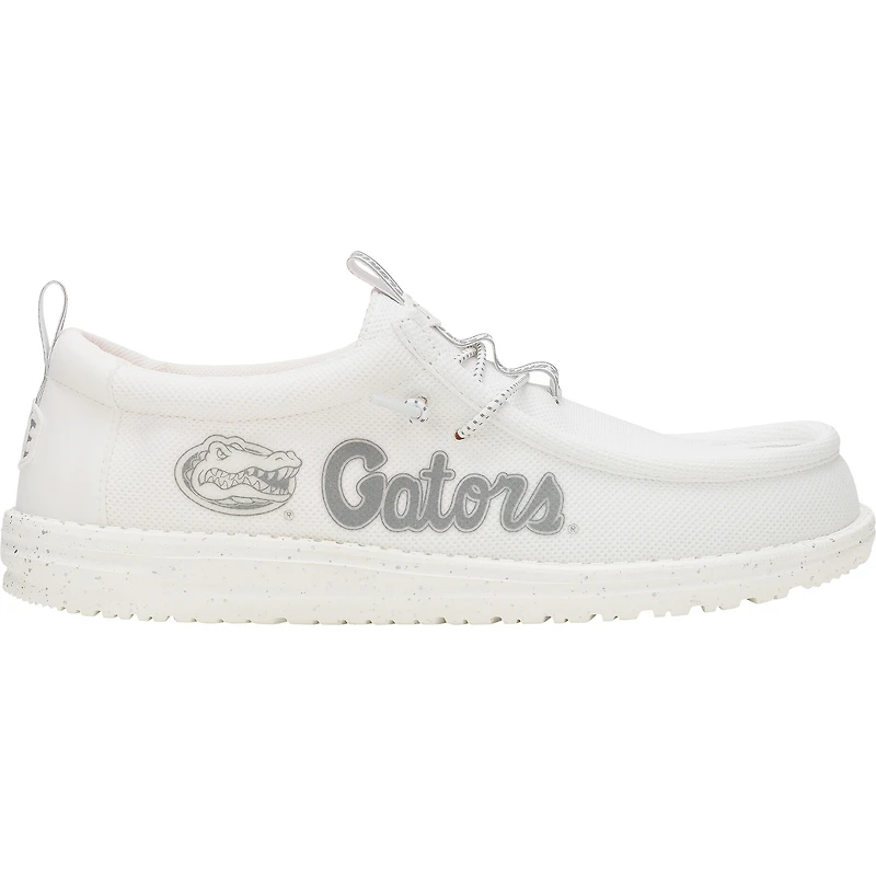 Men's Hey Dude White Florida Gators Wally Casual Shoes