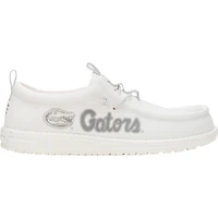 Men's Hey Dude White Florida Gators Wally Casual Shoes