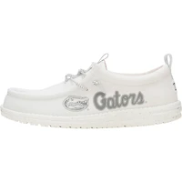 Men's Hey Dude White Florida Gators Wally Casual Shoes