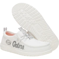 Men's Hey Dude White Florida Gators Wally Casual Shoes