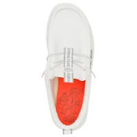 Men's Hey Dude White Florida Gators Wally Casual Shoes