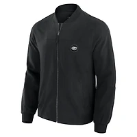 Men's J. Palmer Black Florida Gators Lightweight Cover-4 Tri-Blend Full-Zip Jacket