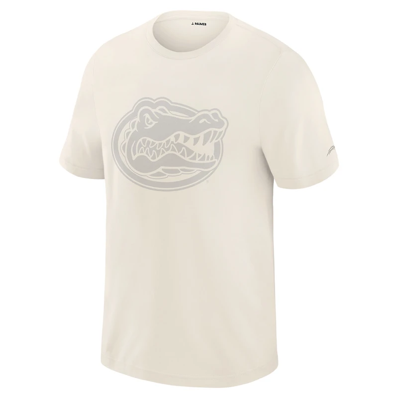 Men's J. Palmer Cream Florida Gators Play Action Tri-Blend Performance T-Shirt