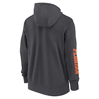 Men's Jordan Brand Anthracite Florida Gators 2024 Sideline Full-Zip Hoodie
