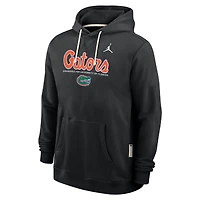Sweat à capuche Jordan Brand noir Florida Gators 2025 Sideline Standard Issue Dri-FIT pour homme