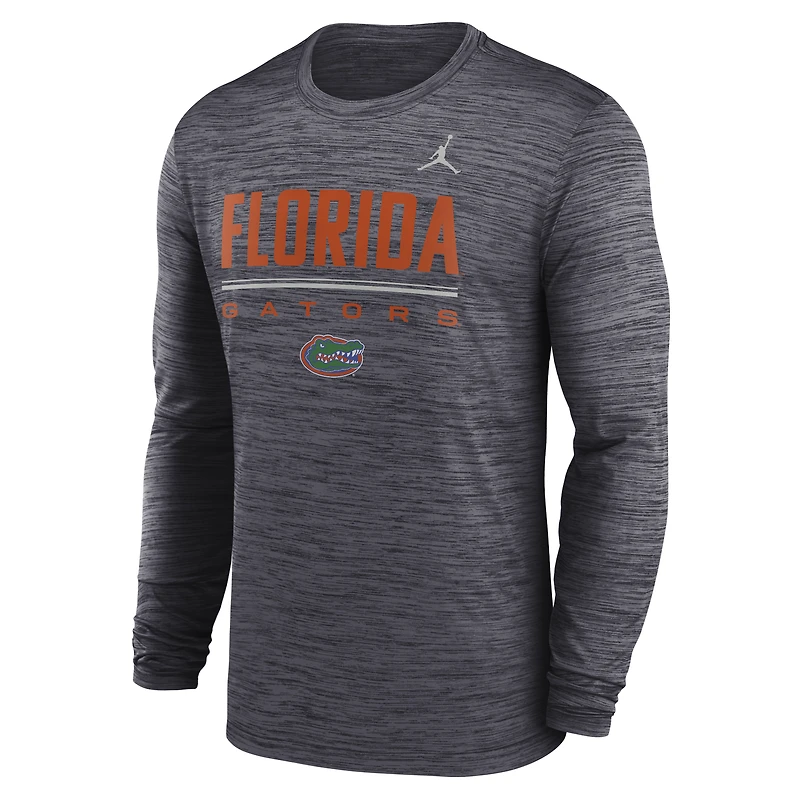Men's Jordan Brand Royal Florida Gators Sideline Velocity Dri-FIT Long Sleeve T-Shirt