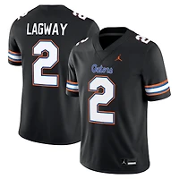 Maillot de football Jordan Brand DJ Lagway noir pour homme, équipe des Florida Gators, version alternative NIL