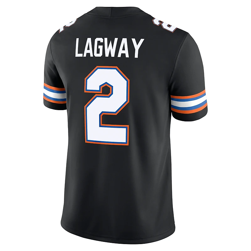 Maillot de football Jordan Brand DJ Lagway noir pour homme, équipe des Florida Gators, version alternative NIL