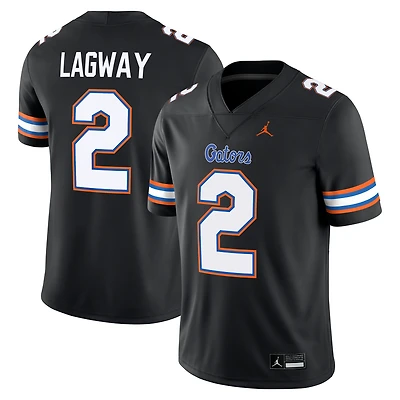 Maillot de football Jordan Brand DJ Lagway noir pour homme, équipe des Florida Gators, version alternative NIL