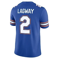 Jordan Brand DJ Lagway Royal Florida Gators NIL Maillot de match football pour homme