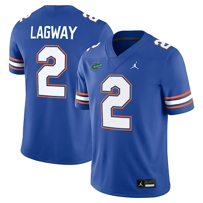 Jordan Brand DJ Lagway Royal Florida Gators NIL Maillot de match football pour homme