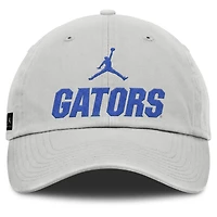 Men's Jordan Brand Gray Florida Gators 2025 On-Field Gameday Club Adjustable Hat