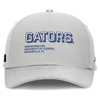 Men's Jordan Brand Gray Florida Gators 2025 Sideline Dust Pinched Rise Adjustable Hat