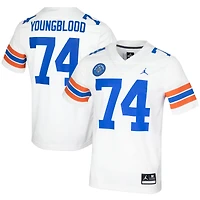 Maillot Homme Jordan Brand Jack Youngblood Blanc Florida Gators Anneau d'Honneur Réplique Intouchable