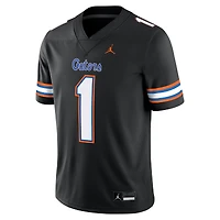 Maillot Jordan Brand #1 noir pour homme, modèle alternatif des Florida Gators