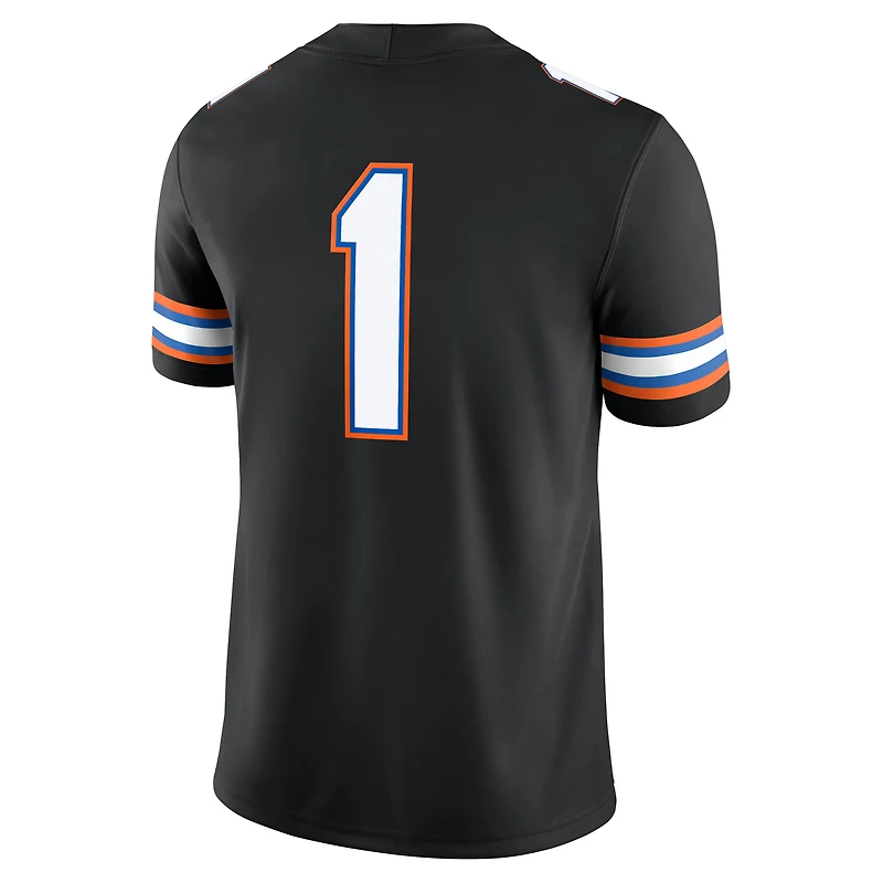 Maillot Jordan Brand #1 noir pour homme, modèle alternatif des Florida Gators