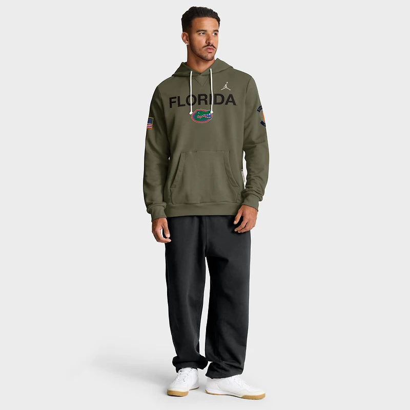 Sweat à capuche Jordan Brand Olive Florida Gators 2025 Military Appreciation Standard Issue pour homme