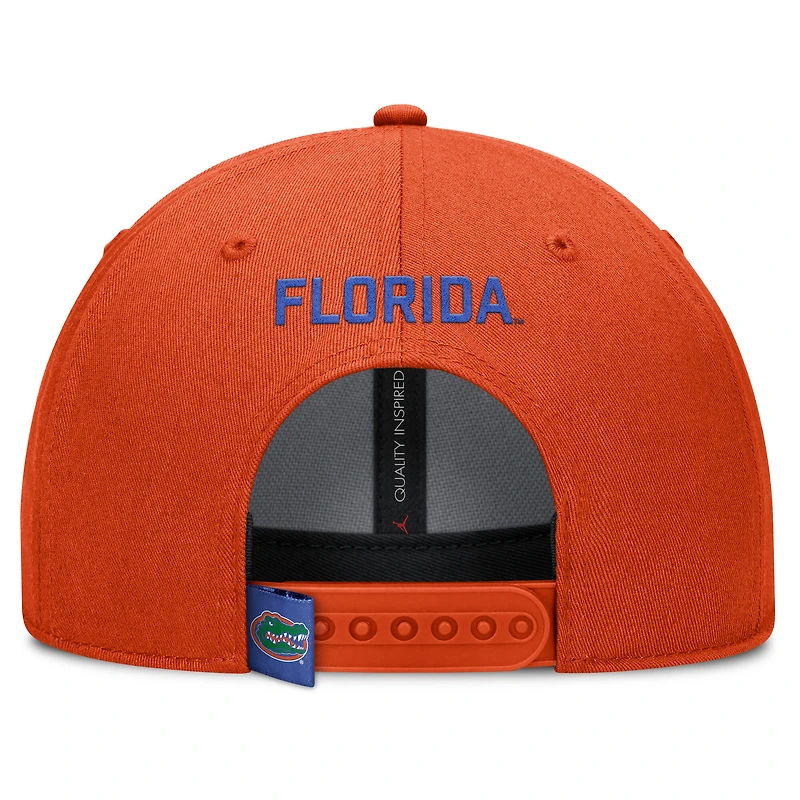 Men's Jordan Brand Orange Florida Gators 2025 On-Field Rise Performance Adjustable Hat