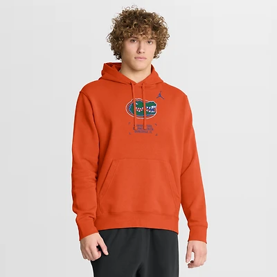 Sweat à capuche en polaire orange Jordan Brand Florida Gators pour homme