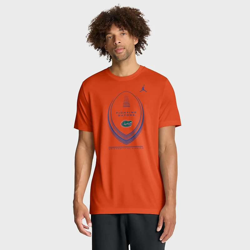 Men's Jordan Brand Royal Florida Gators Primetime Legend Football Icon Dri-FIT T-Shirt