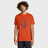 Men's Jordan Brand Royal Florida Gators Primetime Legend Football Icon Dri-FIT T-Shirt